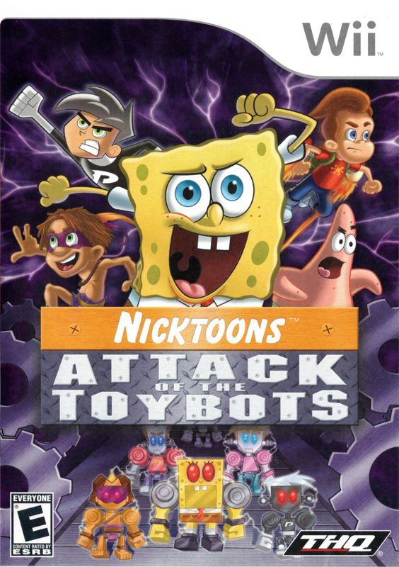 Nicktoons: Attack of the Toybots (Wii) box art