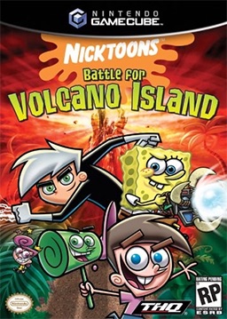 Nicktoons: Battle for Volcano Island (GameCube) box art